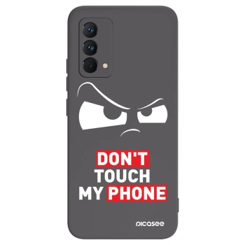 Picasee Realme GT Master Edition 5G Hülle - Schwarzes Silikon - Cloudy Eye - Transparent