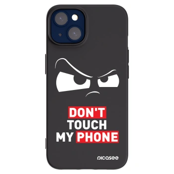 Picasee Apple iPhone 14 Hülle - Schwarzes Silikon - Cloudy Eye - Transparent