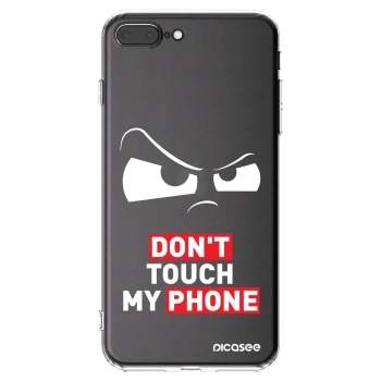 Picasee Apple iPhone 8 Plus Hülle - Transparentes Silikon - Cloudy Eye - Transparent