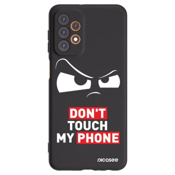 Picasee Samsung Galaxy A23 A236B 5G Hülle - Schwarzes Silikon - Cloudy Eye - Transparent
