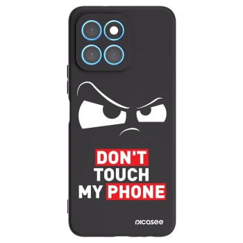 Picasee Honor X8 5G Hülle - Schwarzes Silikon - Cloudy Eye - Transparent