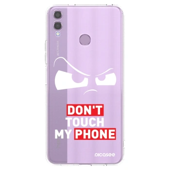 Picasee Honor 8X Hülle - Transparentes Silikon - Cloudy Eye - Transparent