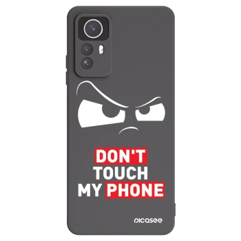 Picasee Xiaomi Redmi Note 12S Hülle - Schwarzes Silikon - Cloudy Eye - Transparent