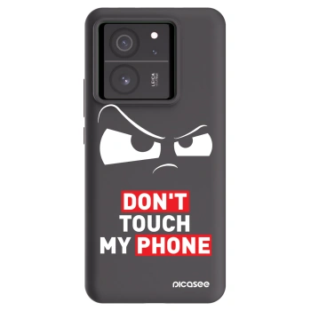 Picasee Xiaomi 13T Pro Hülle - Schwarzes Silikon - Cloudy Eye - Transparent