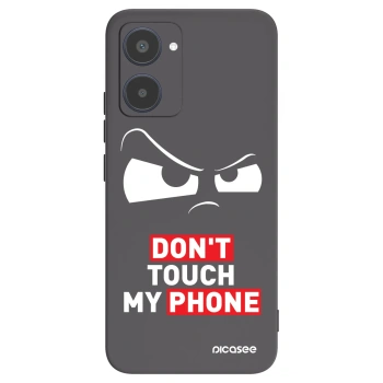 Picasee Realme 10 4G Hülle - Schwarzes Silikon - Cloudy Eye - Transparent