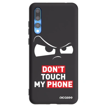 Picasee Huawei P20 Pro Hülle - Schwarzes Silikon - Cloudy Eye - Transparent