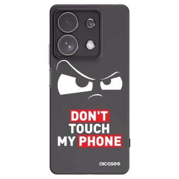 Picasee Xiaomi Redmi Note 13 Pro 4G Hülle - Schwarzes Silikon - Cloudy Eye - Transparent