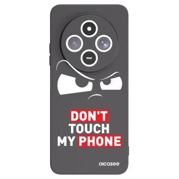 Picasee Xiaomi Redmi 14C Hülle - Schwarzes Silikon - Cloudy Eye - Transparent