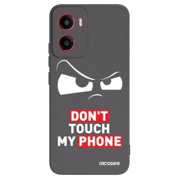 Picasee Motorola Moto G05 Hülle - Schwarzes Silikon - Cloudy Eye - Transparent