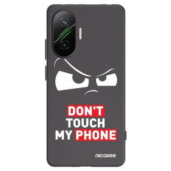 Picasee Xiaomi Poco F7 Pro 5G Hülle - Schwarzes Silikon - Cloudy Eye - Transparent