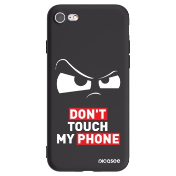 Picasee Apple iPhone SE 2020 Hülle - Schwarzes Silikon - Cloudy Eye - Transparent