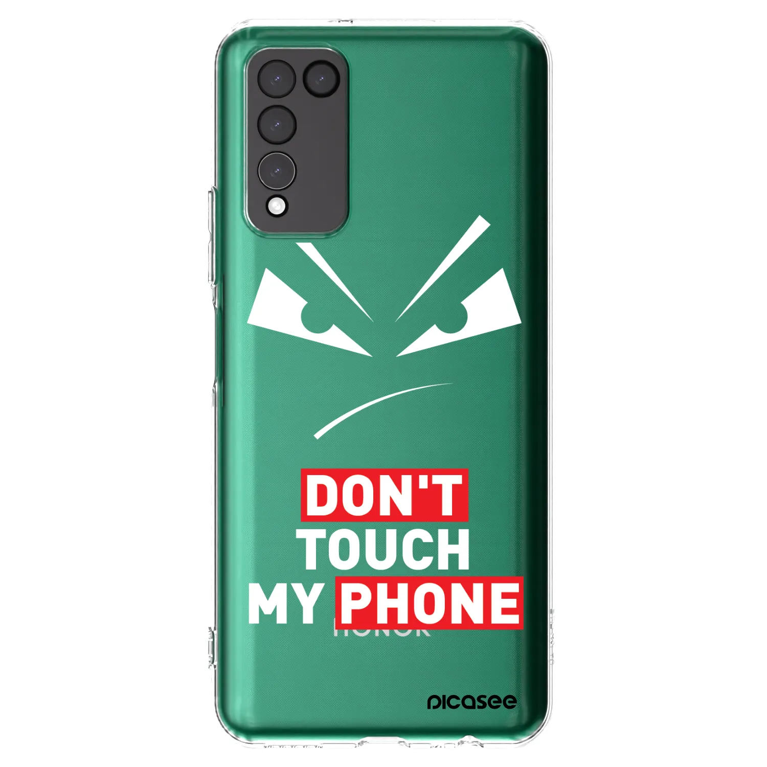 Picasee Honor 10X Lite Hülle - Transparentes Silikon - Evil Eye - Transparent