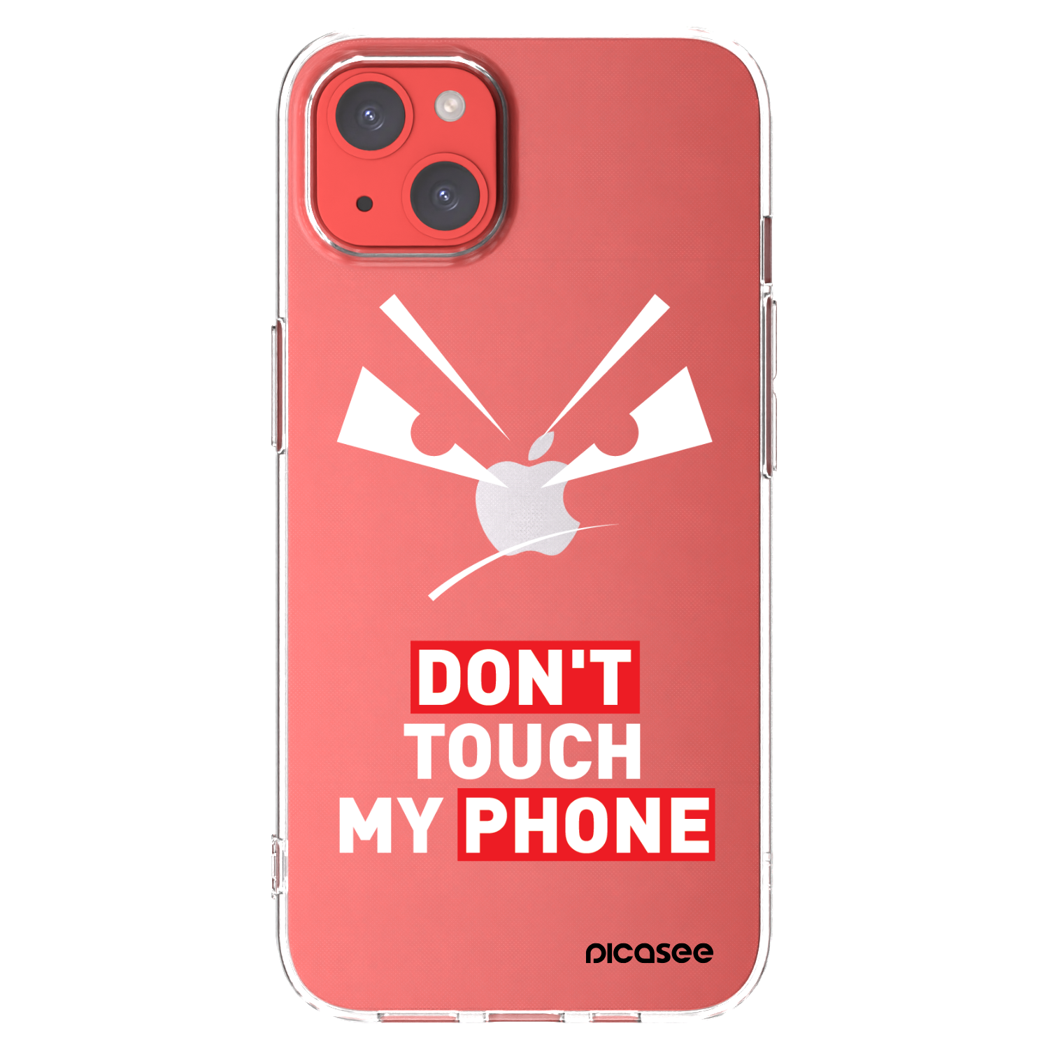 Picasee Apple iPhone 13 Hülle - Transparentes Silikon - Evil Eye - Transparent