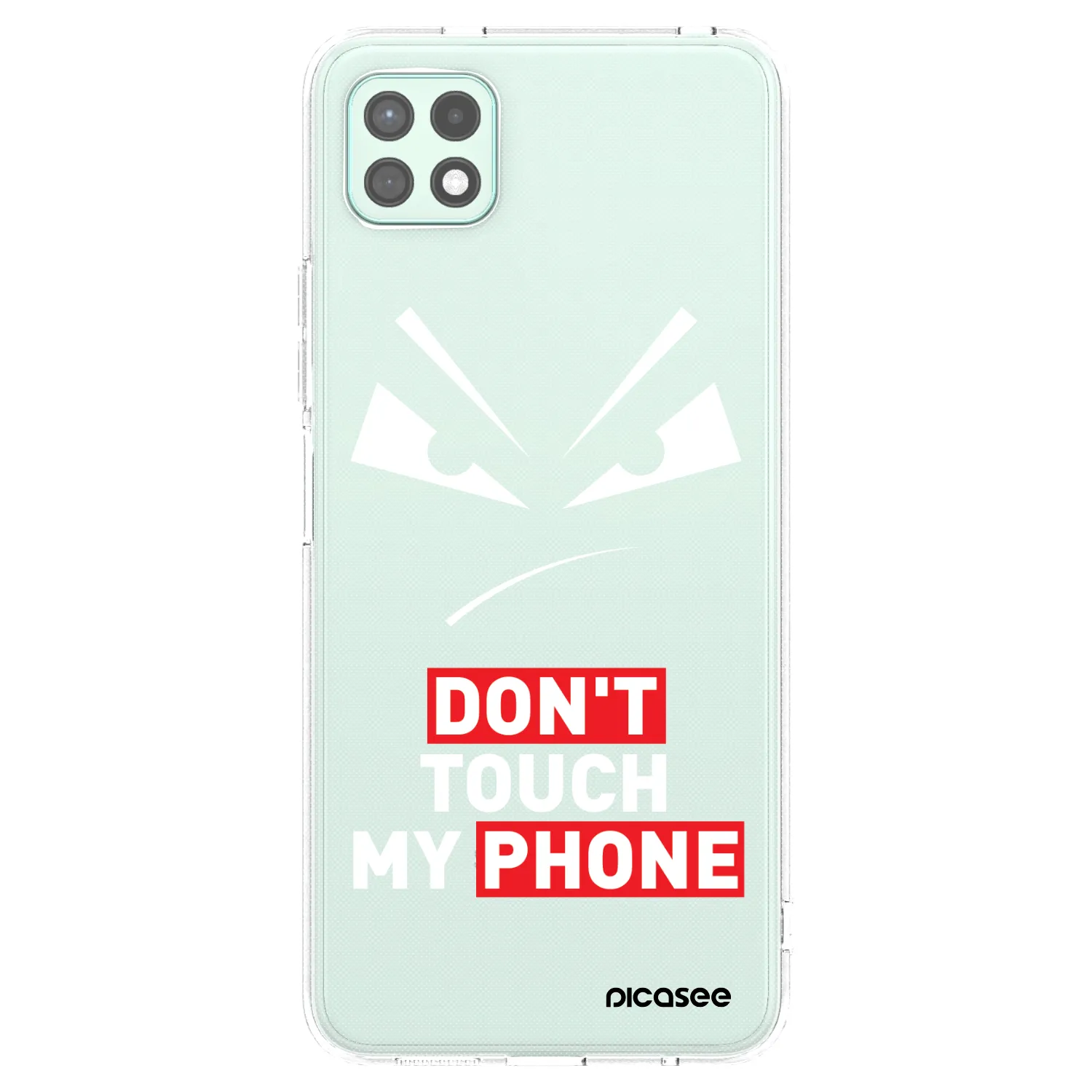 Picasee Samsung Galaxy A22 A226B 5G Hülle - Transparentes Silikon - Evil Eye - Transparent