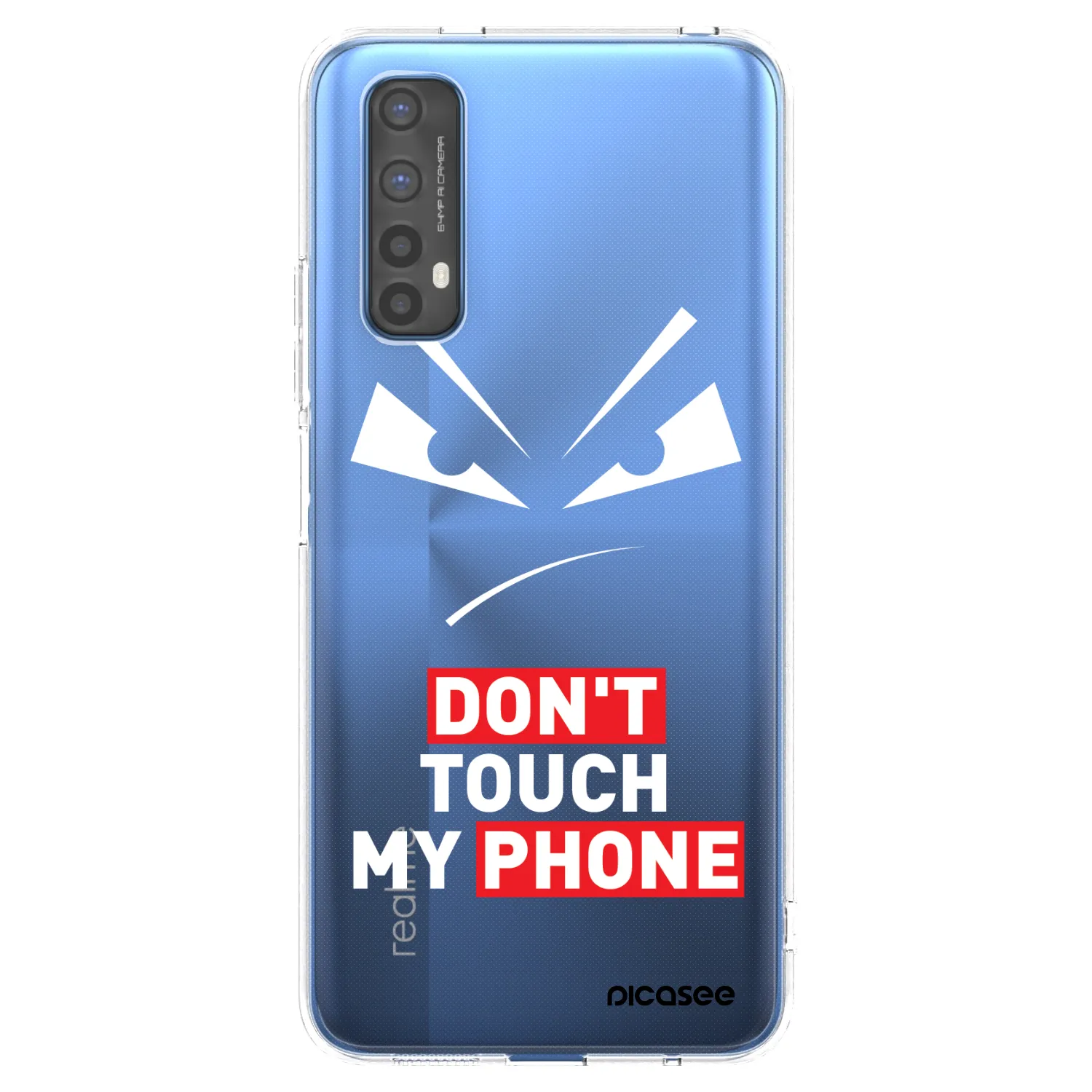 Picasee Realme 7 Hülle - Transparentes Silikon - Evil Eye - Transparent