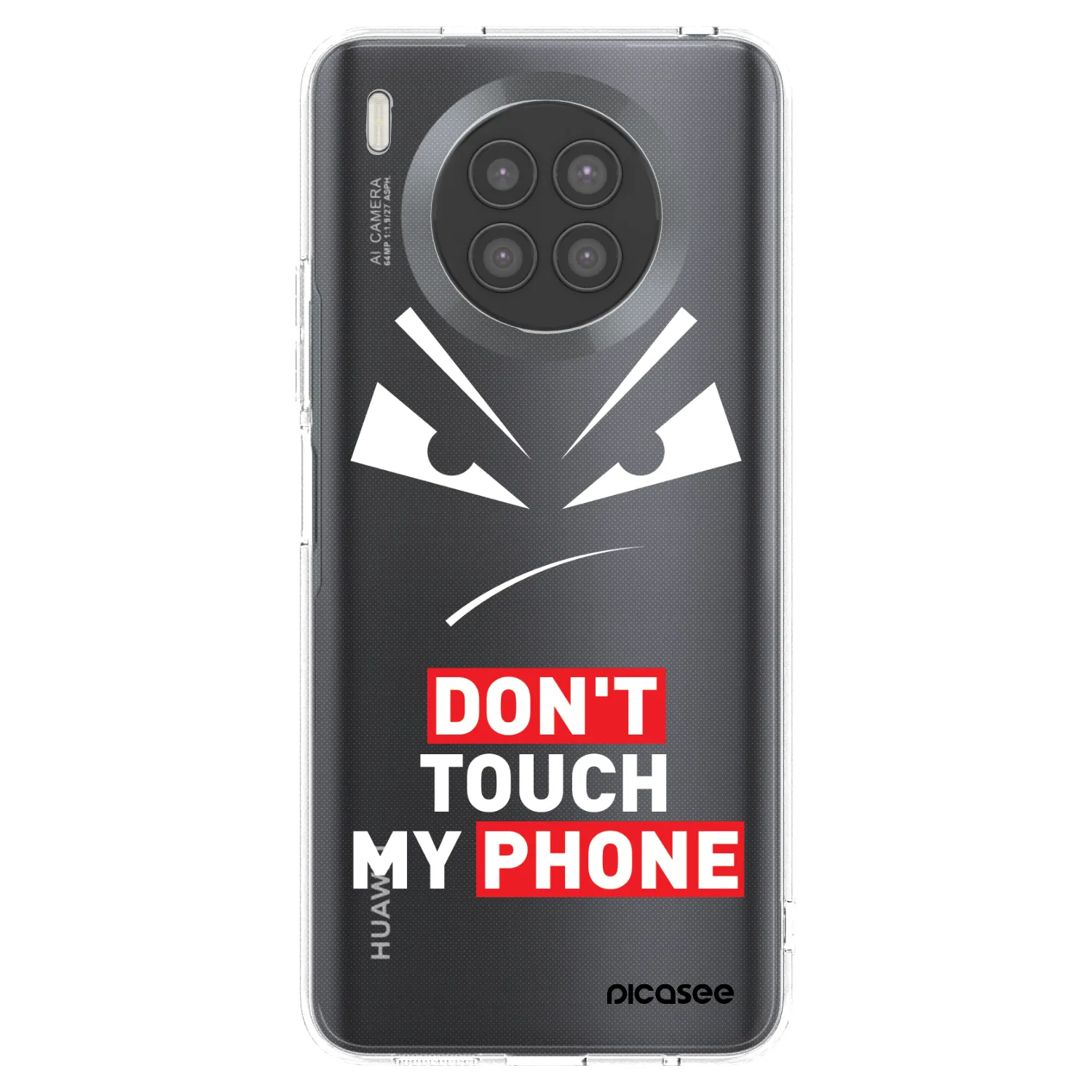 Picasee Huawei Nova 8i Hülle - Transparentes Silikon - Evil Eye - Transparent