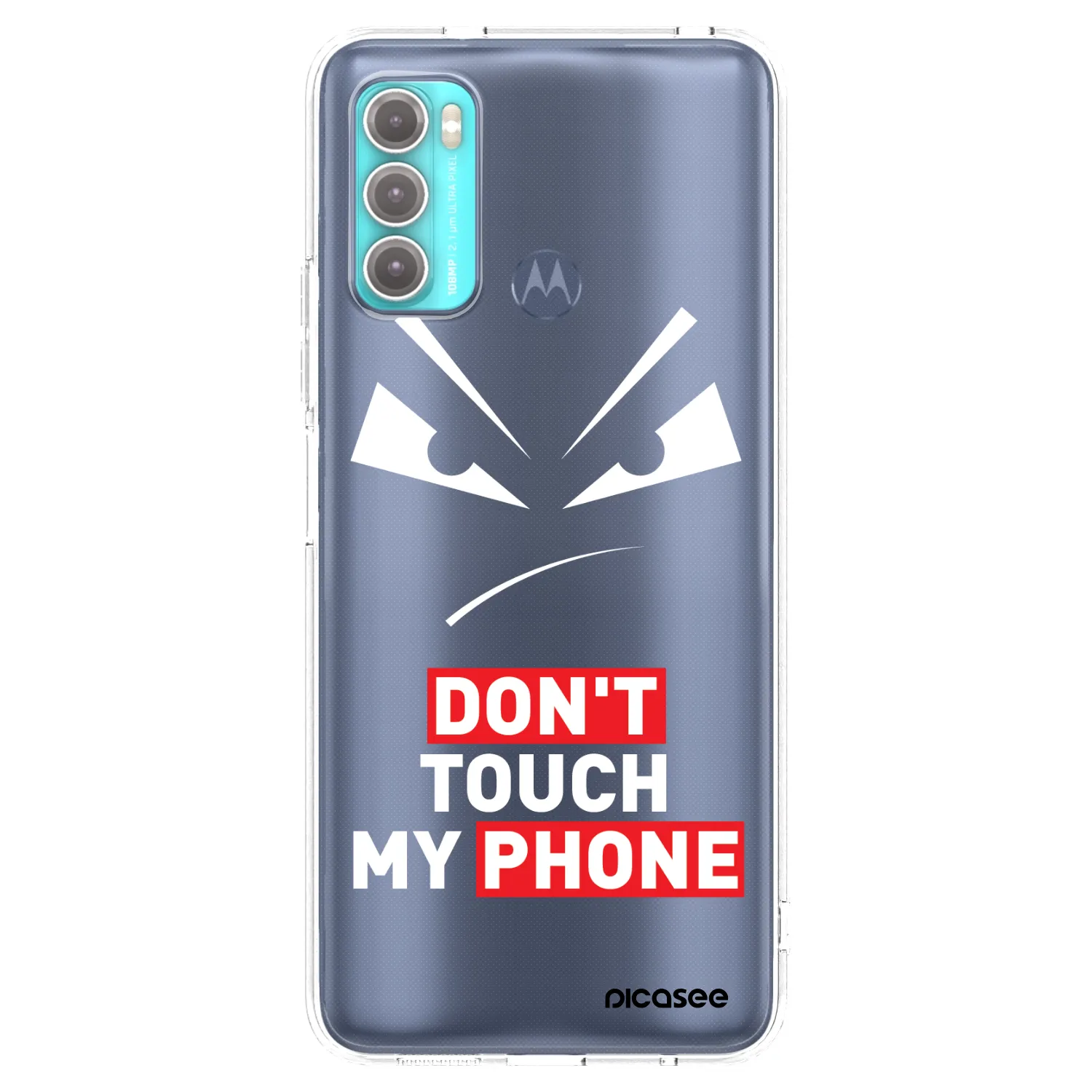 Picasee Motorola Moto G60 Hülle - Transparentes Silikon - Evil Eye - Transparent