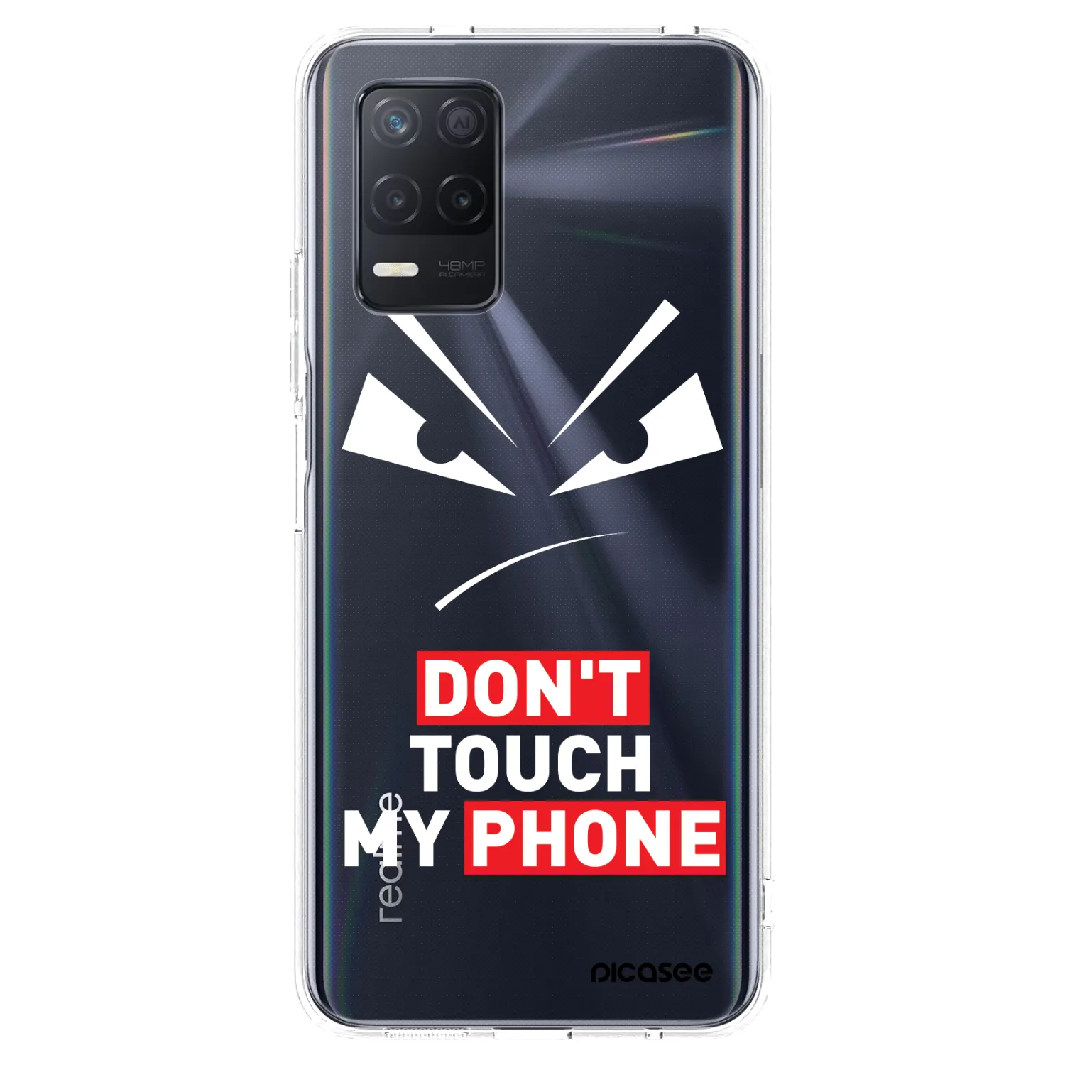 Picasee Realme 8 5G Hülle - Transparentes Silikon - Evil Eye - Transparent