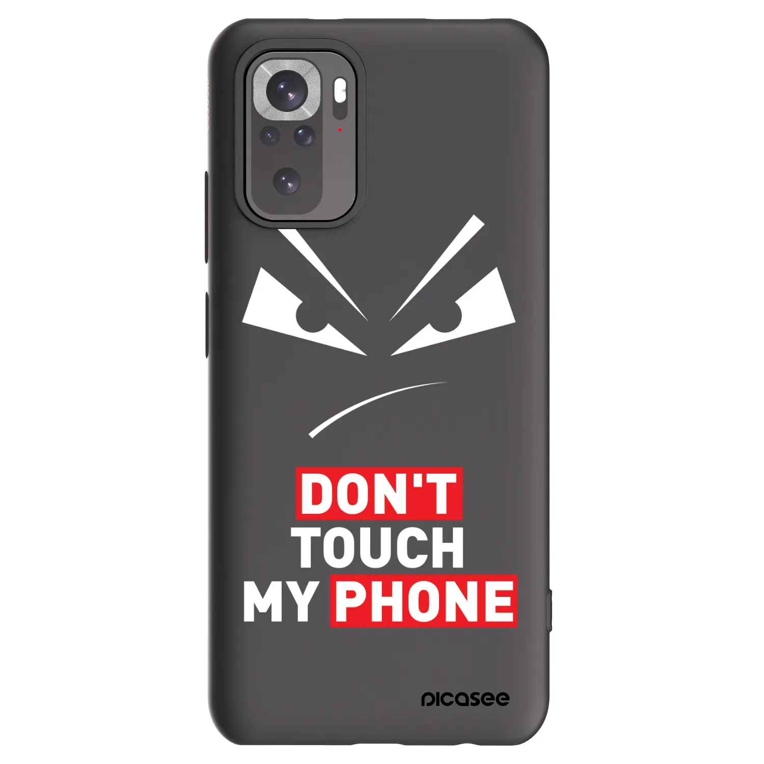 Picasee Xiaomi Redmi Note 11S 4G Hülle - Schwarzes Silikon - Evil Eye - Transparent