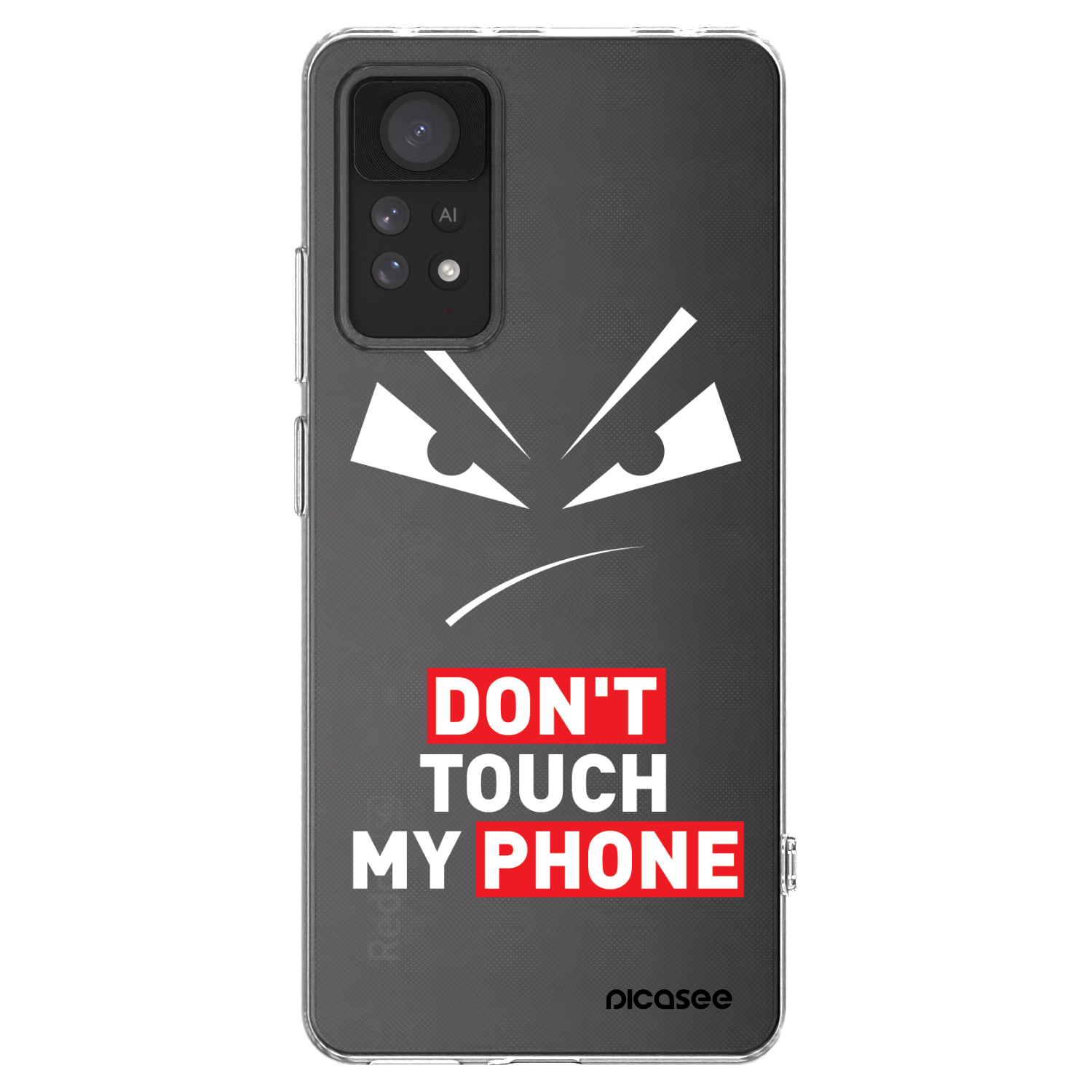 Picasee Xiaomi Redmi Note 11 Pro Hülle - Transparentes Silikon - Evil Eye - Transparent