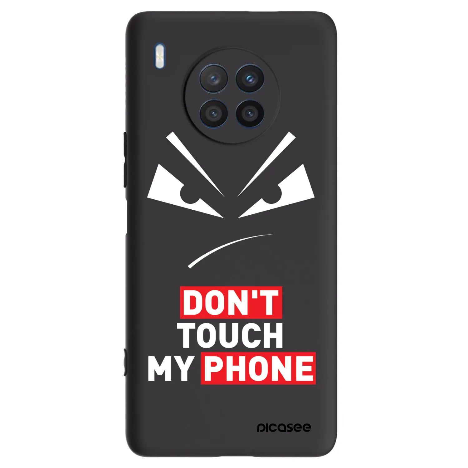 Picasee Honor 50 Lite Hülle - Schwarzes Silikon - Evil Eye - Transparent