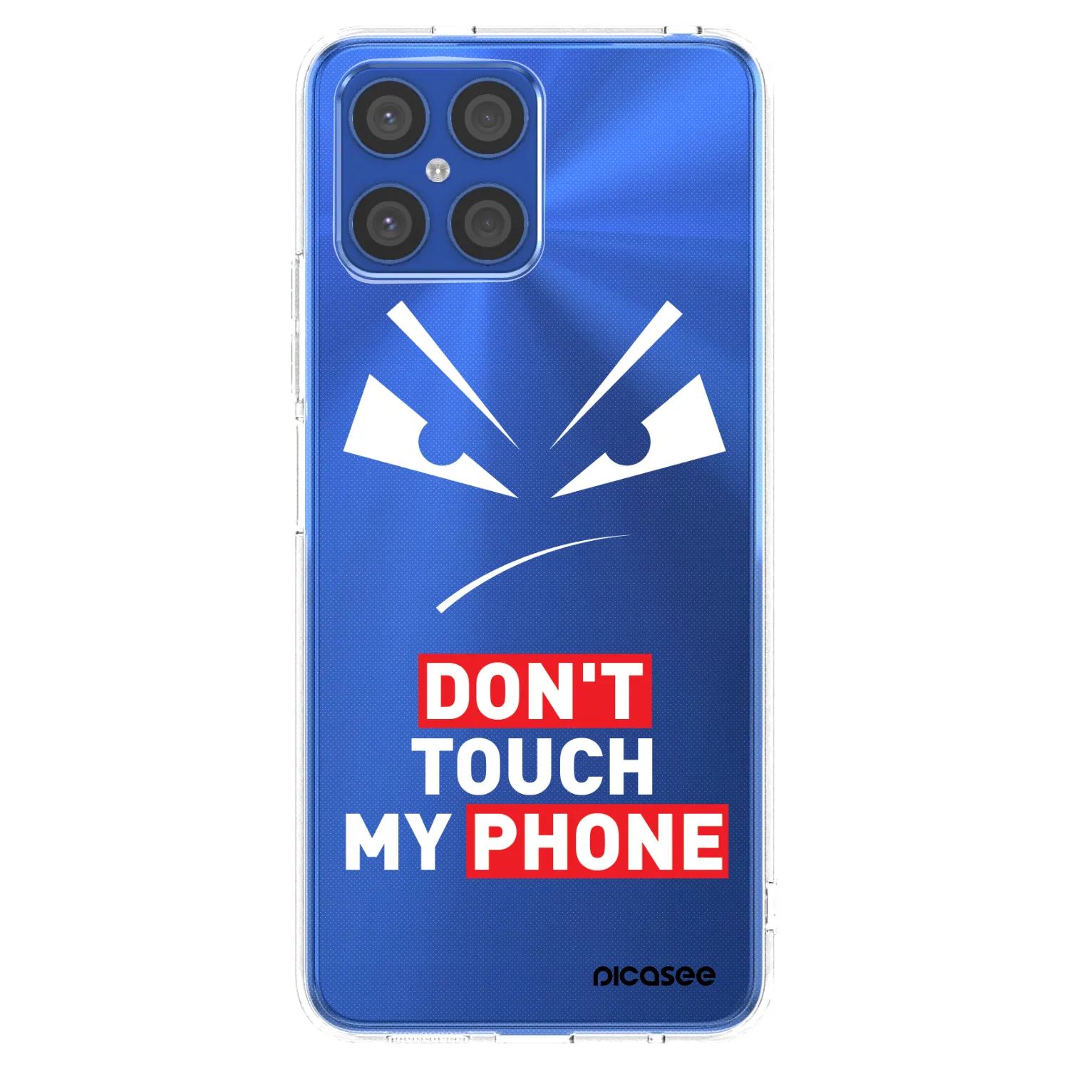 Picasee Honor X8 4G Hülle - Transparentes Silikon - Evil Eye - Transparent