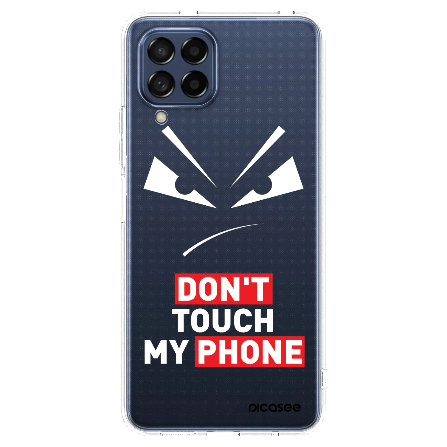 Picasee Samsung Galaxy M53 5G Hülle - Transparentes Silikon - Evil Eye - Transparent