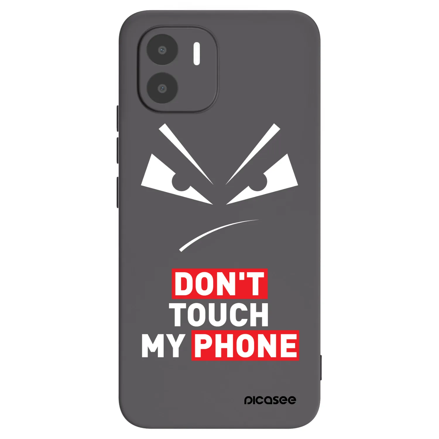 Picasee Xiaomi Redmi A1 Hülle - Schwarzes Silikon - Evil Eye - Transparent