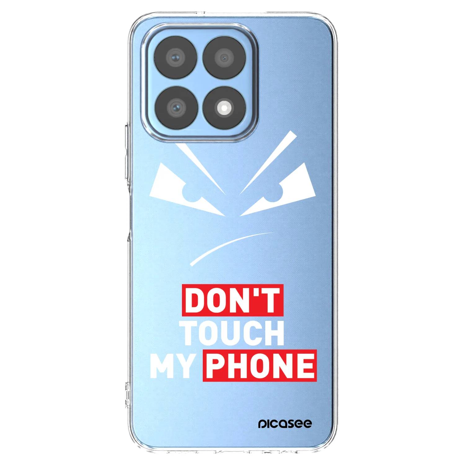 Picasee Honor X8a Hülle - Transparentes Silikon - Evil Eye - Transparent