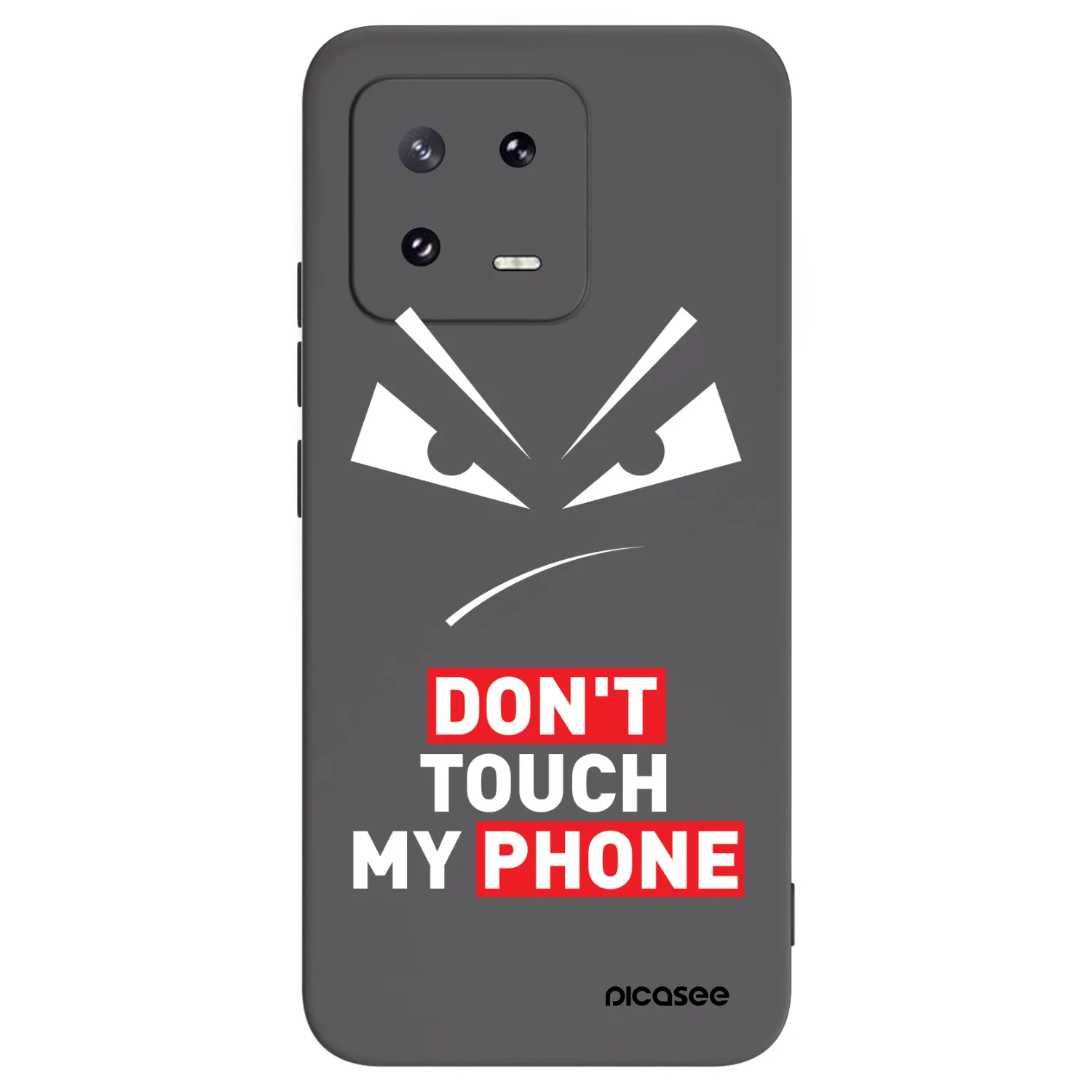 Picasee Xiaomi 13 Pro Hülle - Schwarzes Silikon - Evil Eye - Transparent