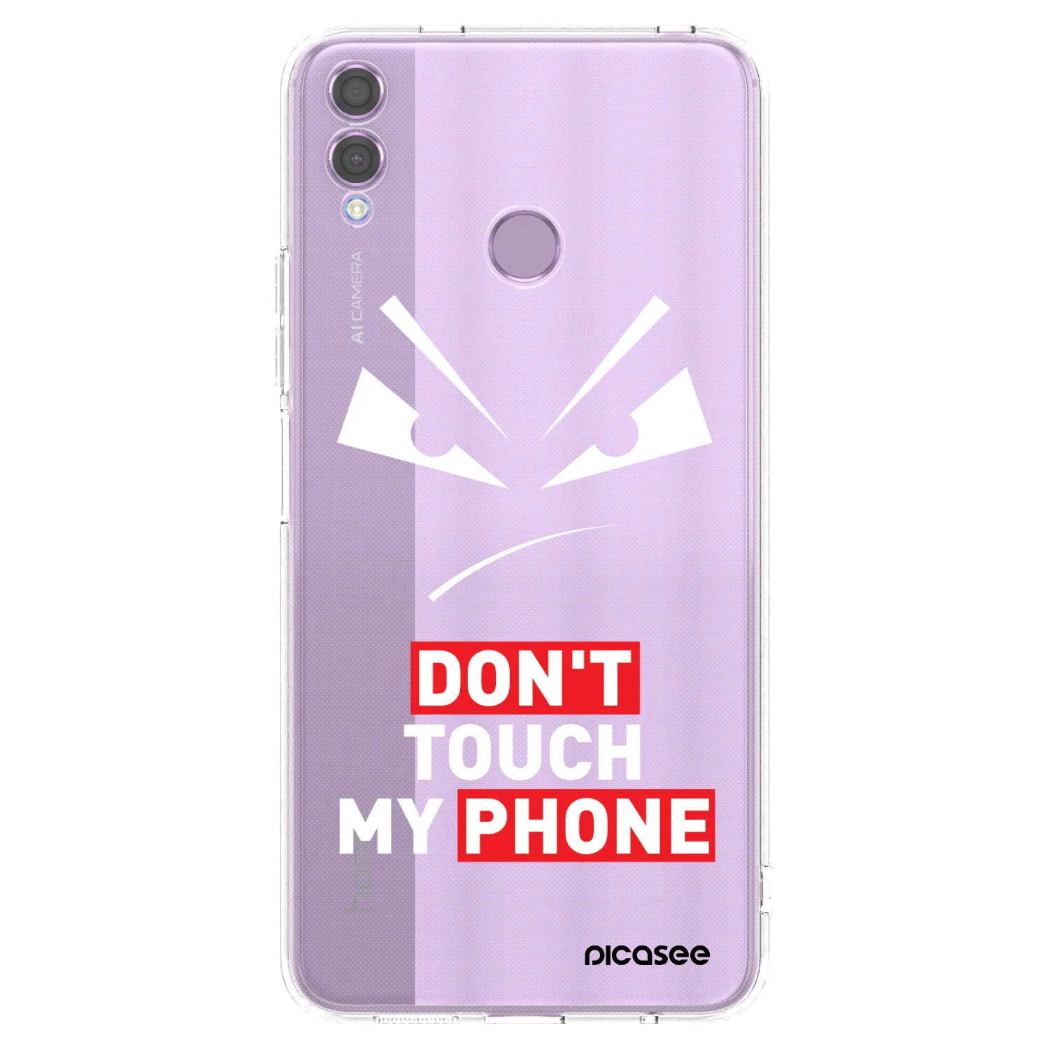 Picasee Honor 8X Hülle - Transparentes Silikon - Evil Eye - Transparent