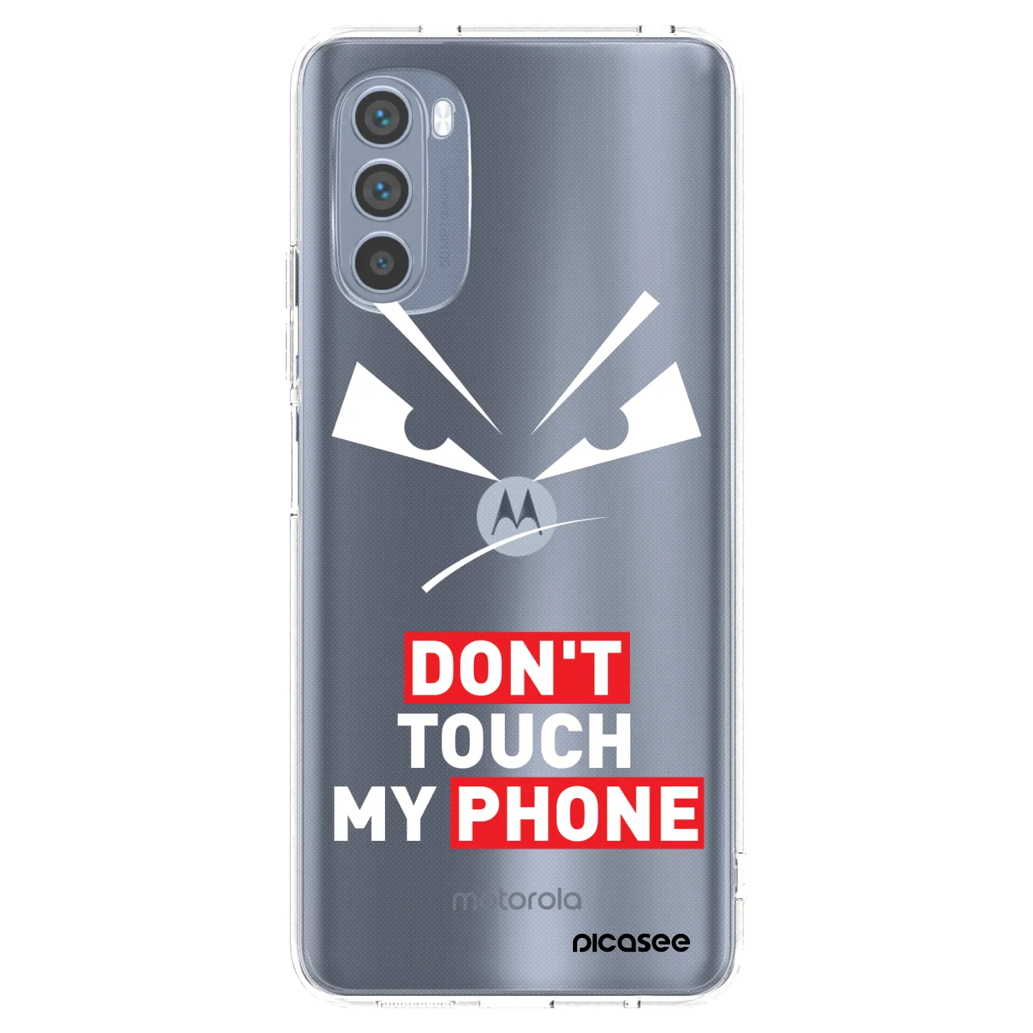 Picasee Motorola Moto G62 Hülle - Transparentes Silikon - Evil Eye - Transparent