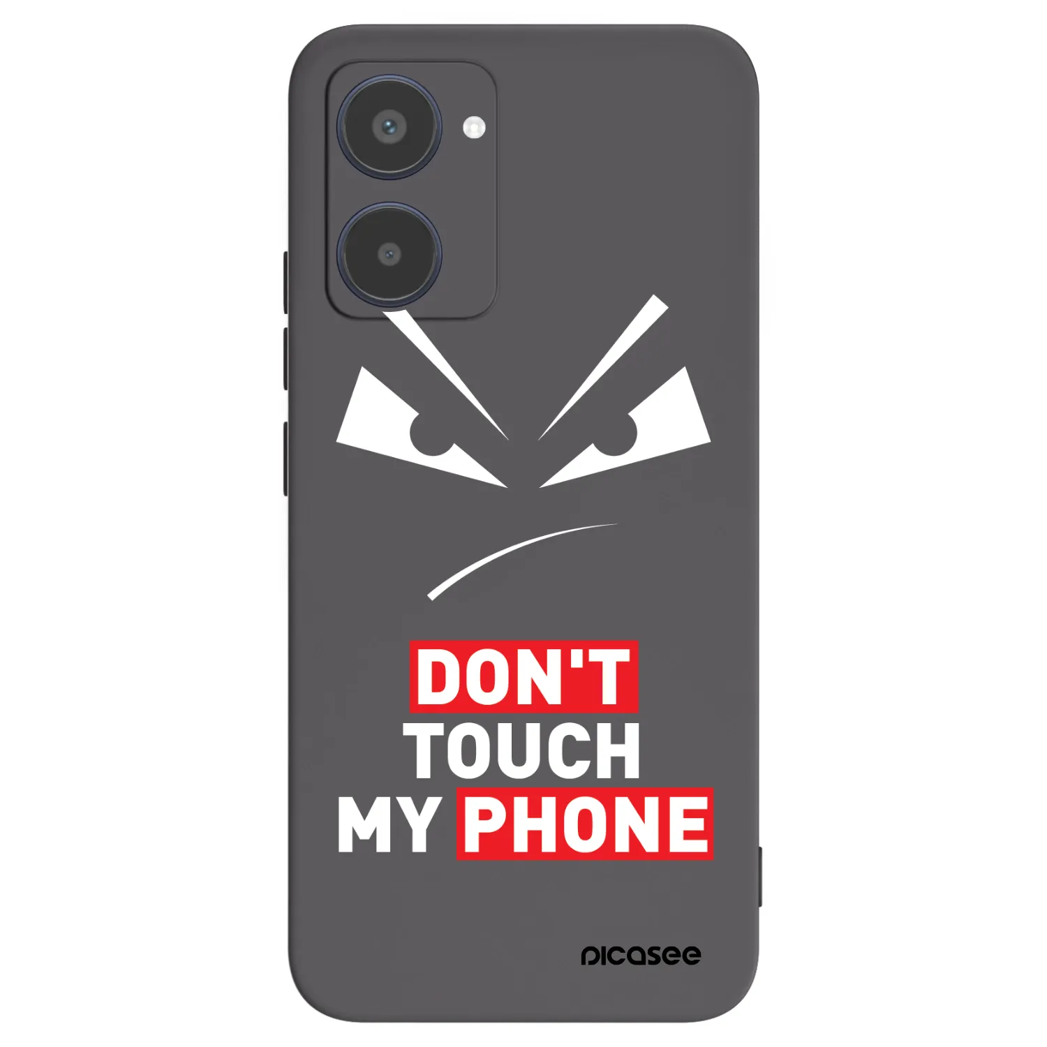 Picasee Realme 10 4G Hülle - Schwarzes Silikon - Evil Eye - Transparent