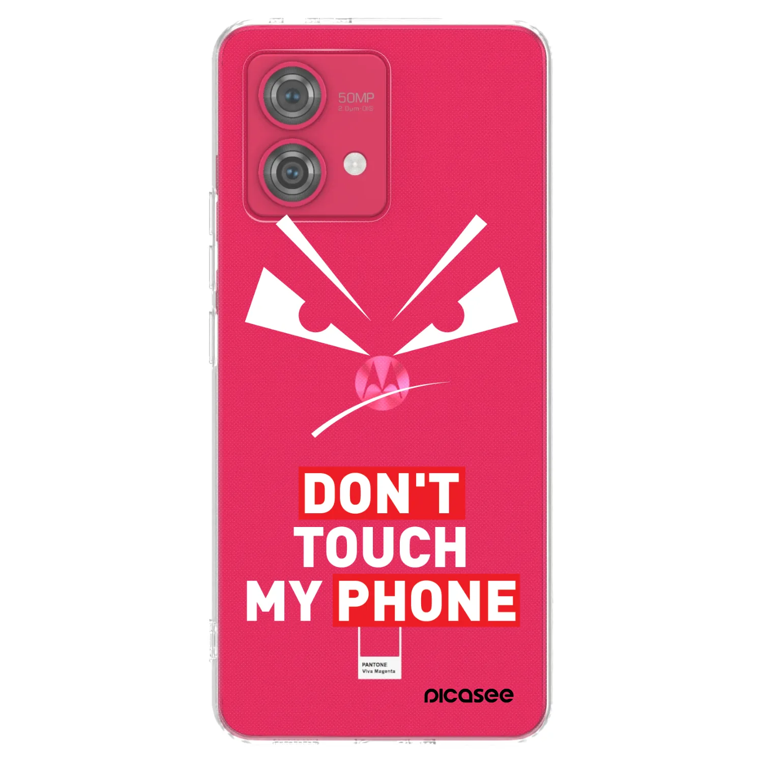 Picasee Motorola Moto G84 5G Hülle - Transparentes Silikon - Evil Eye - Transparent