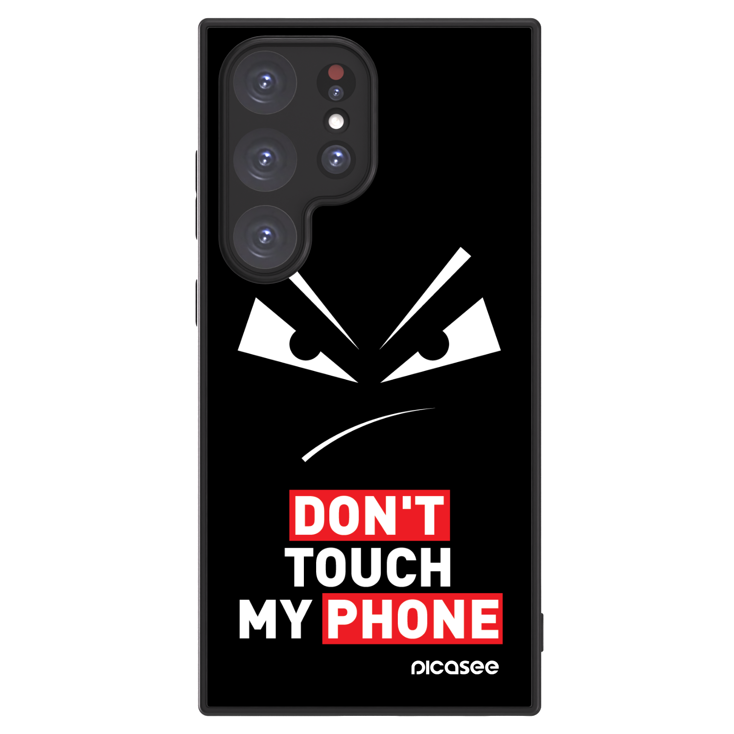 Picasee ULTIMATE CASE PowerShare für Samsung Galaxy S24 Ultra S928B 5G - Evil Eye - Transparent
