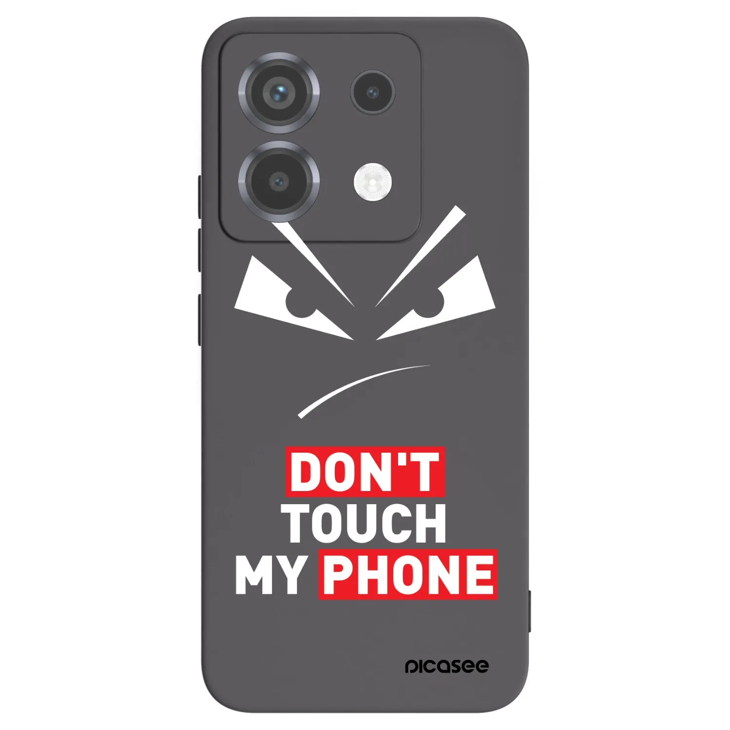 Picasee Xiaomi Poco X6 Hülle - Schwarzes Silikon - Evil Eye - Transparent