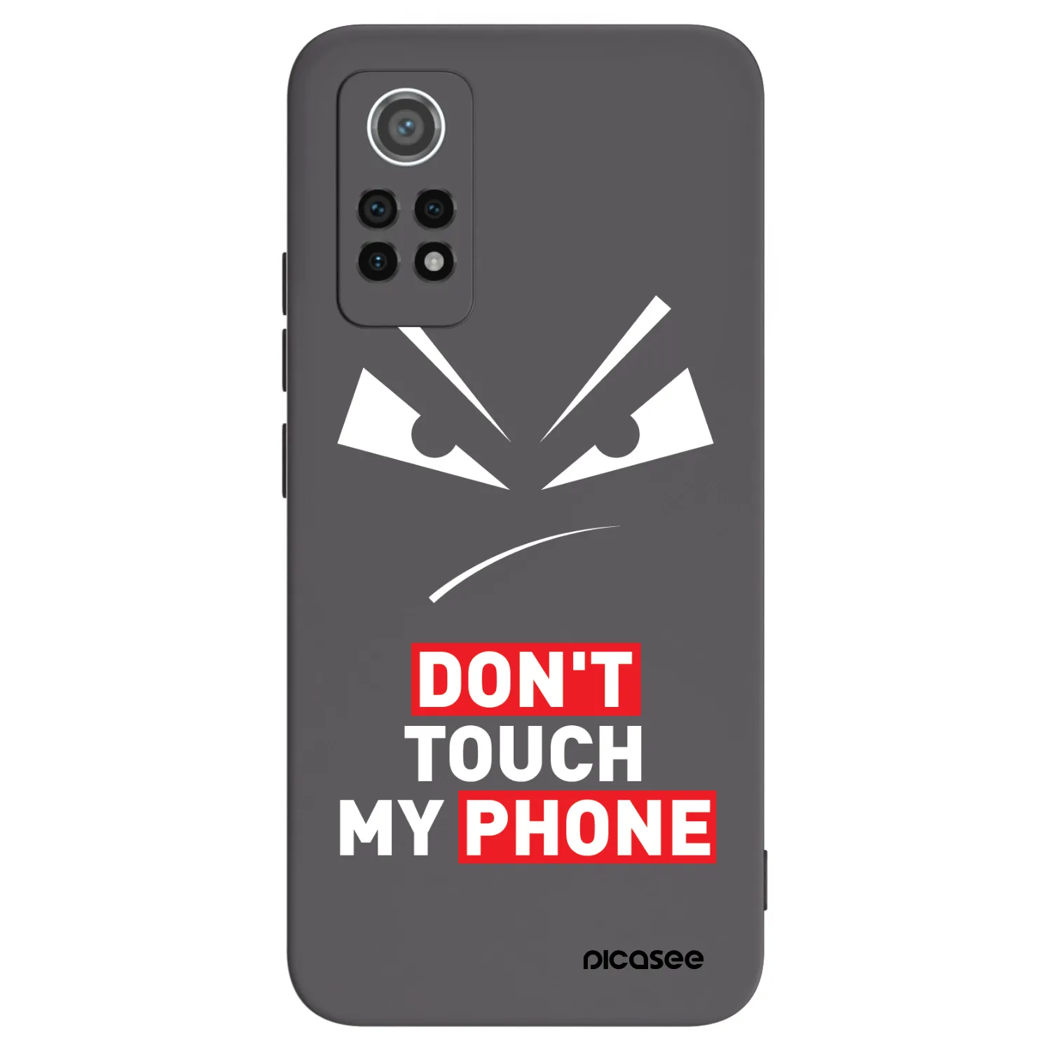 Picasee Xiaomi Redmi Note 12 Pro 4G Hülle - Schwarzes Silikon - Evil Eye - Transparent