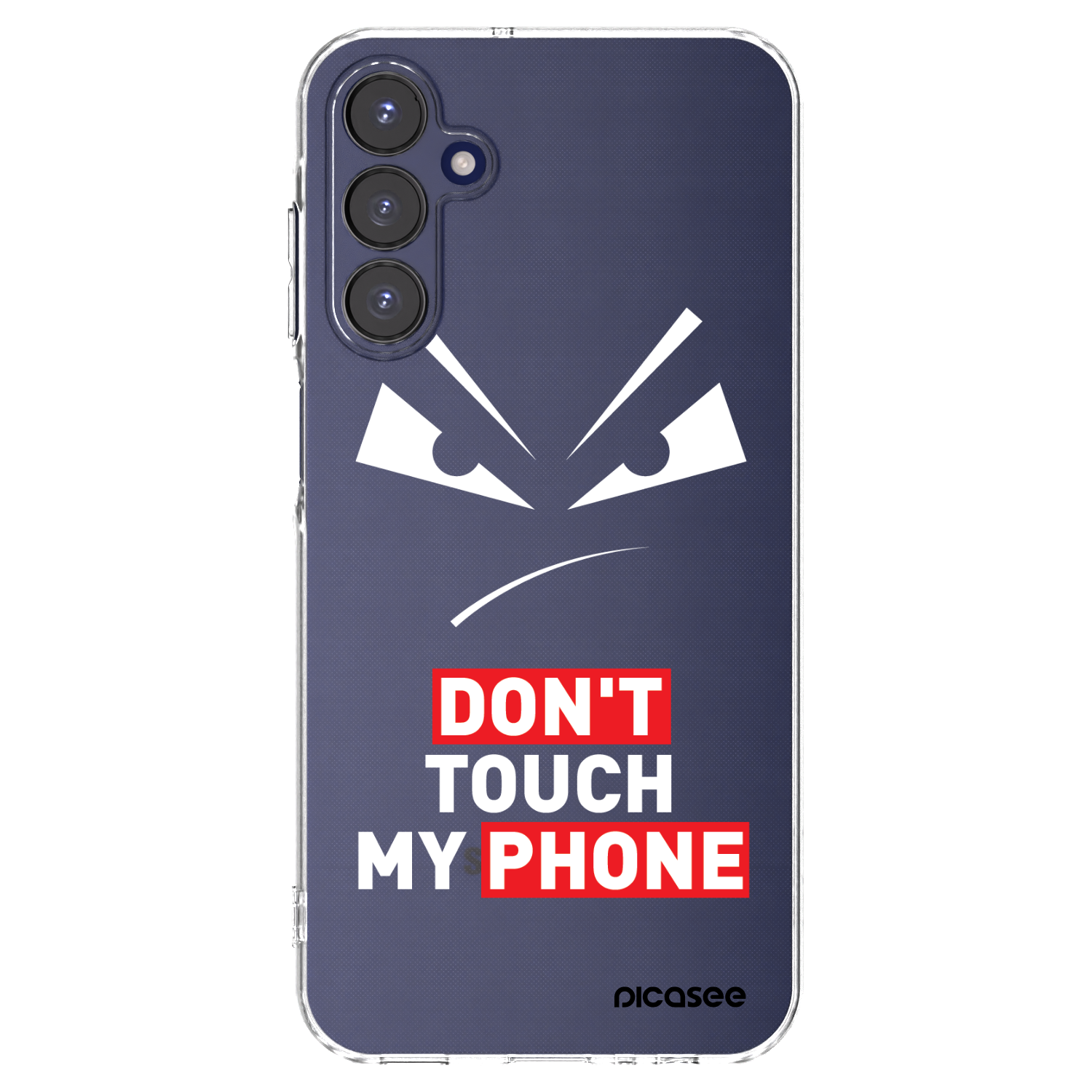 Picasee Samsung Galaxy A15 A155F 4G Hülle - Transparentes Silikon - Evil Eye - Transparent