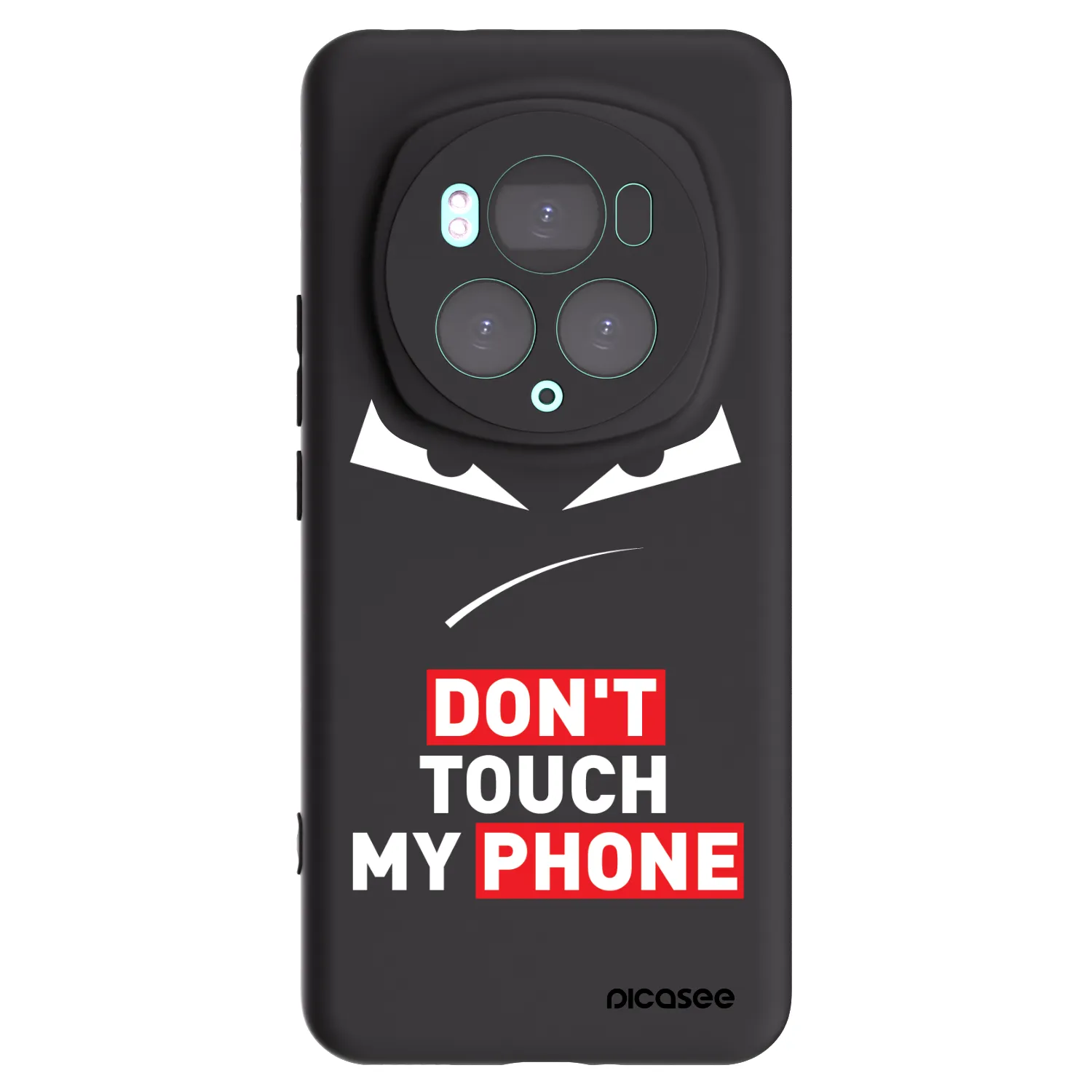 Picasee Honor Magic6 Pro Hülle - Schwarzes Silikon - Evil Eye - Transparent