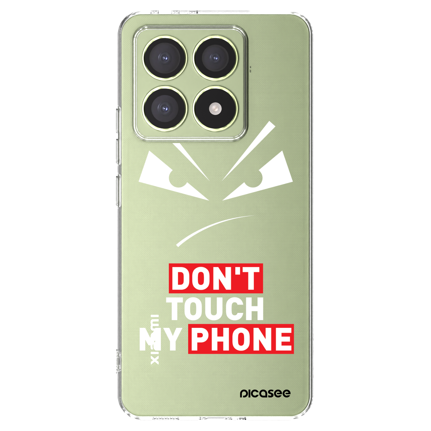 Picasee Xiaomi 14T Hülle - Transparentes Silikon - Evil Eye - Transparent