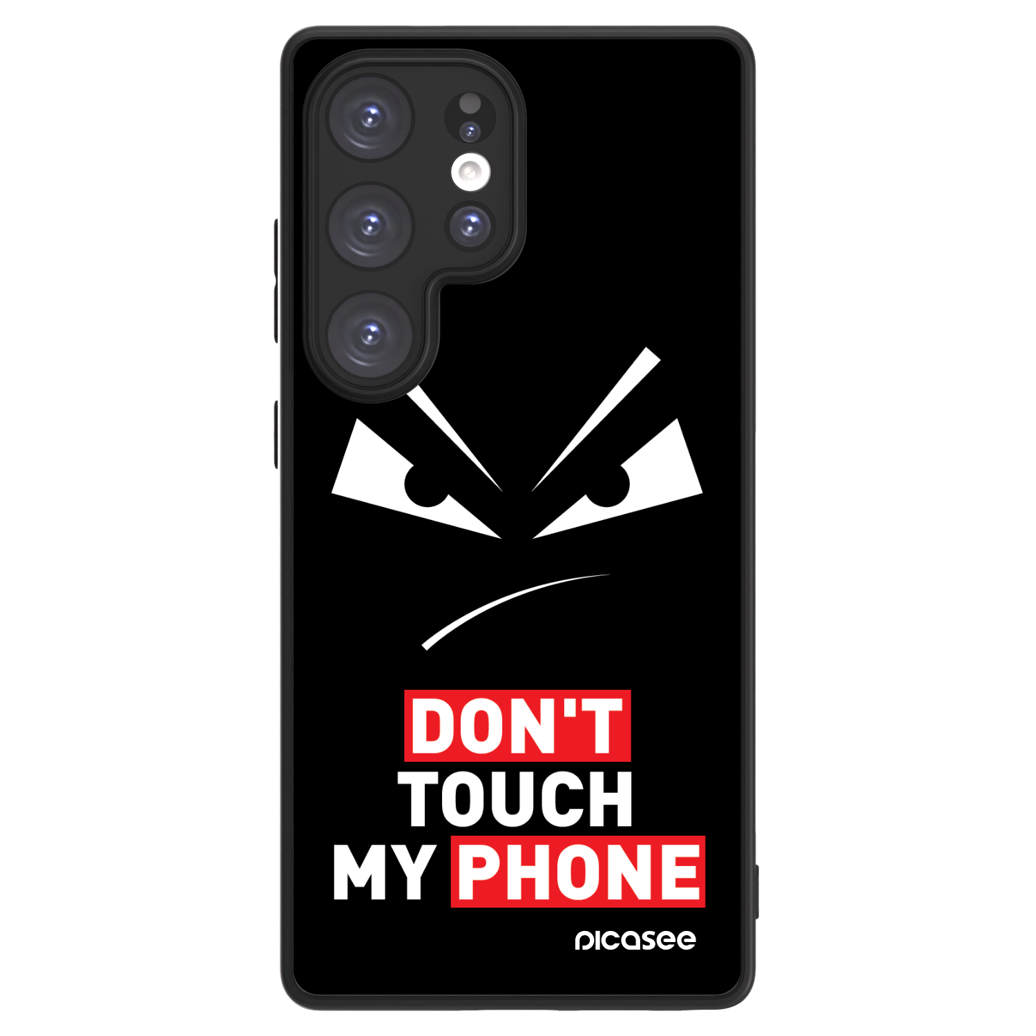 Picasee ULTIMATE CASE PowerShare für Samsung Galaxy S25 Ultra 5G - Evil Eye - Transparent