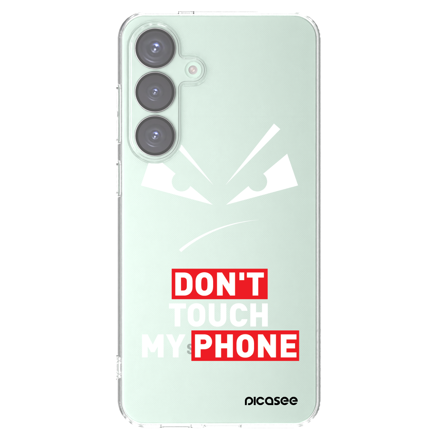 Picasee Samsung Galaxy S25+ 5G Hülle - Transparentes Silikon - Evil Eye - Transparent