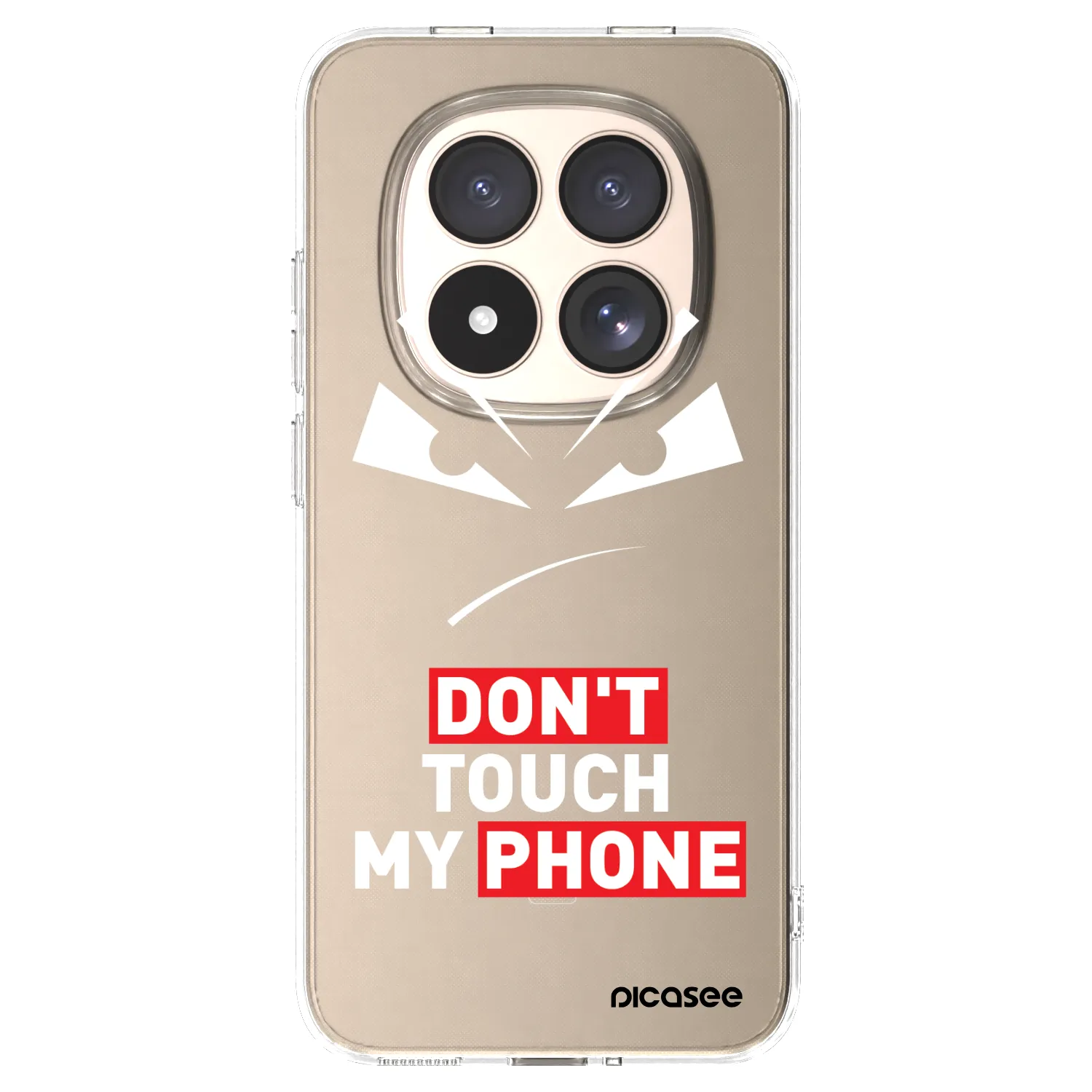 Picasee Xiaomi Redmi Note 15 Pro 4G Hülle - Transparentes Silikon - Evil Eye - Transparent