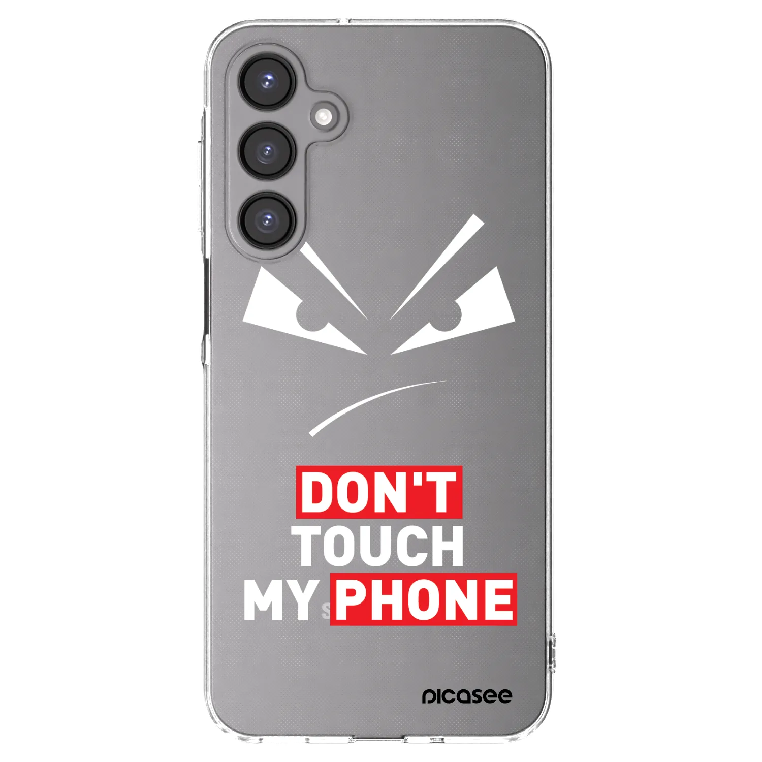 Picasee Samsung Galaxy A16 4G Hülle - Transparentes Silikon - Evil Eye - Transparent