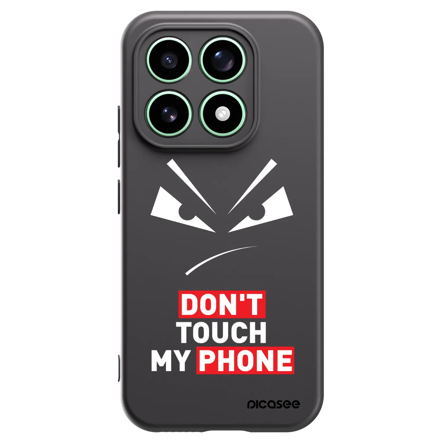 Picasee Xiaomi 17 Hülle - Schwarzes Silikon - Evil Eye - Transparent