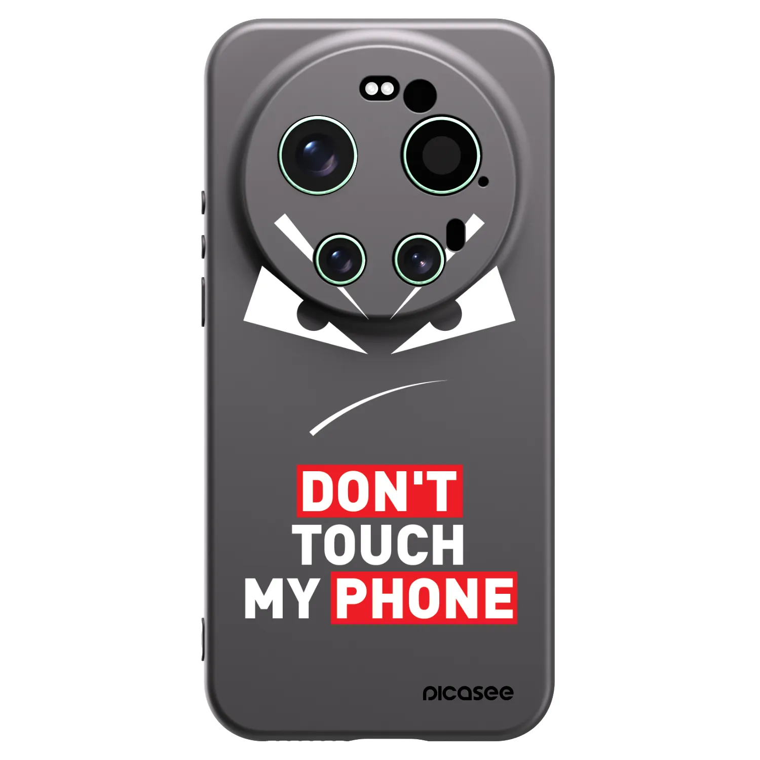 Picasee Xiaomi 17 Ultra Hülle - Schwarzes Silikon - Evil Eye - Transparent