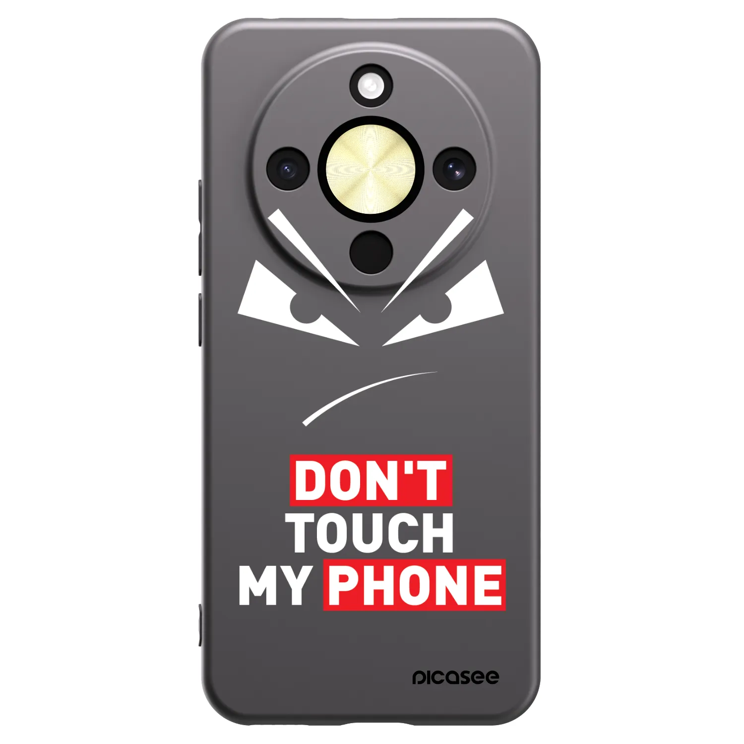 Picasee Honor Magic8 Lite 5G Hülle - Schwarzes Silikon - Evil Eye - Transparent