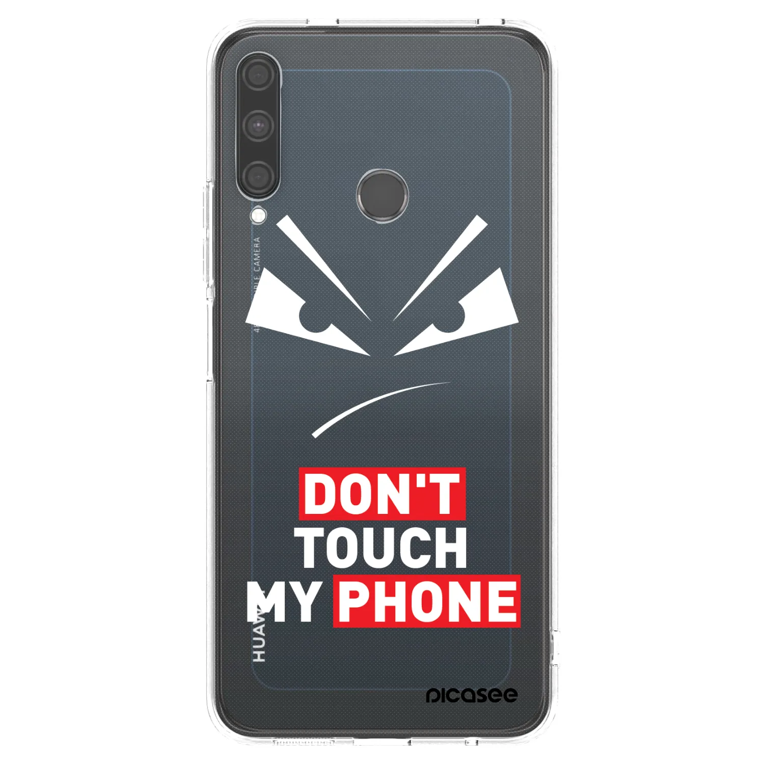 Picasee Huawei P40 Lite E Hülle - Transparentes Silikon - Evil Eye - Transparent