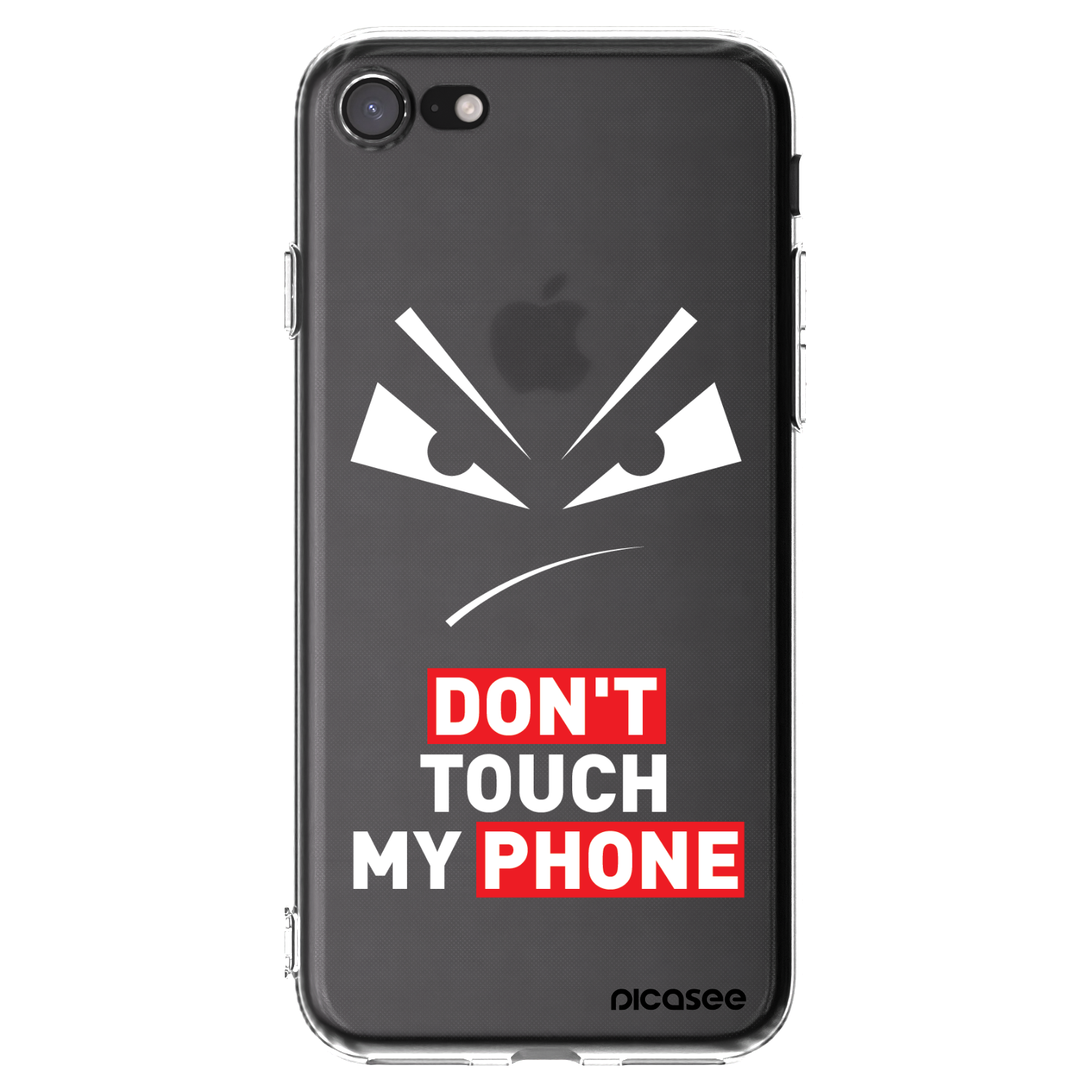 Picasee Apple iPhone SE 2020 Hülle - Transparentes Silikon - Evil Eye - Transparent