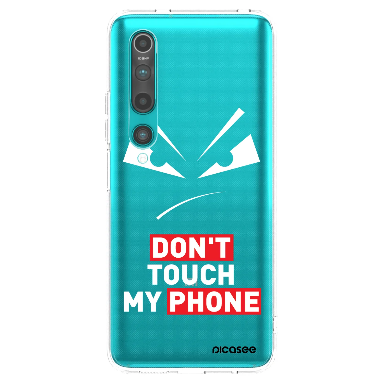 Picasee Xiaomi Mi 10 Hülle - Transparentes Silikon - Evil Eye - Transparent